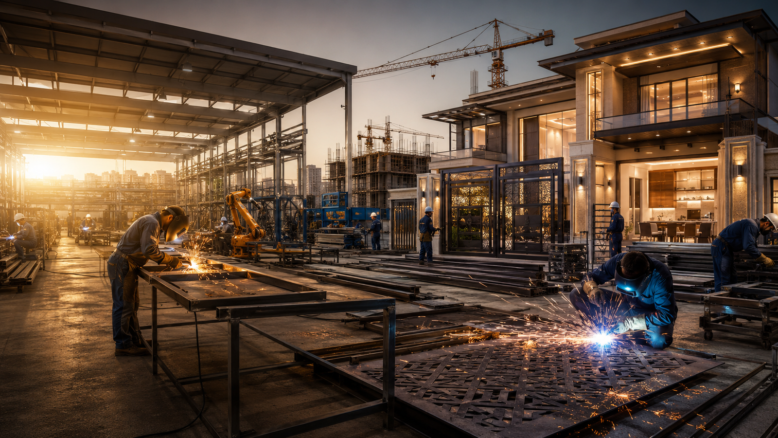 Premium MS & SS fabrication solutions for residential, commercial and industrial projects.
