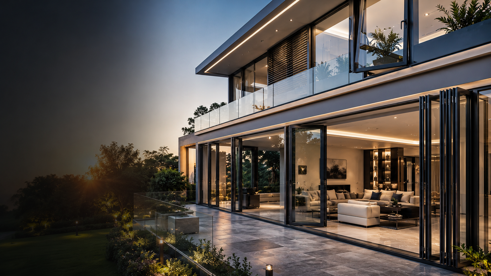 Premium aluminum doors and windows designed for modern residential and commercial buildings.